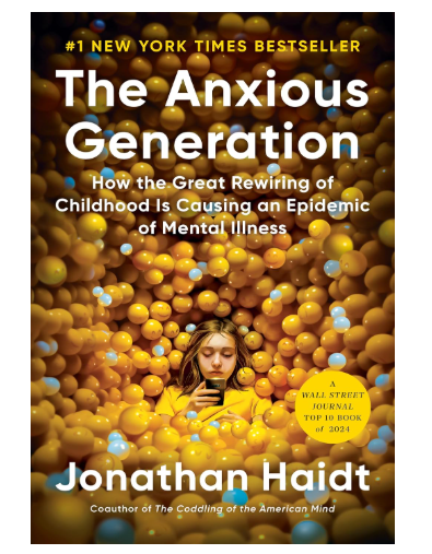 what are the best parenting books about screen time, the anxious generation, the amazing Generation, Jonathan Haidt, Catherine Price, how to break up with your phone, the anxious generation review