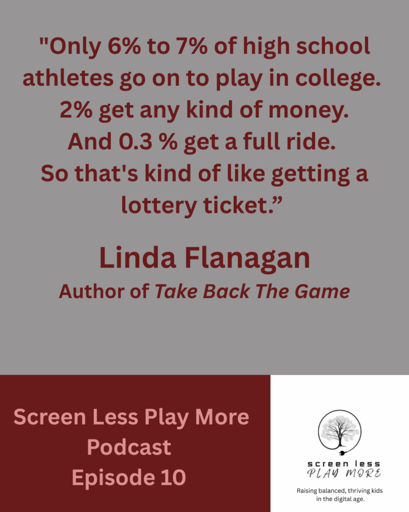 Is it important for kids to do sports?  Why do 70% of kids quit sports?  Do kids who play sports do better in life?  At what age should a child choose a sport?  The pros and cons of organized sports.  What percentage of kids get athletic scholarships? Should I let my child quit a sport? Why should kids play sports? Take Back The Game