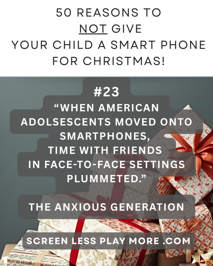 When American adolescents moved onto smartphones, time with friends in face-to-face settings plummeted. Jonathan Haidt