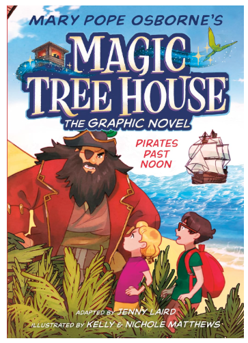 max and the midknights, max and the midknights, the magic treehouse, the magic treehouse graphic novel, pirates past noon