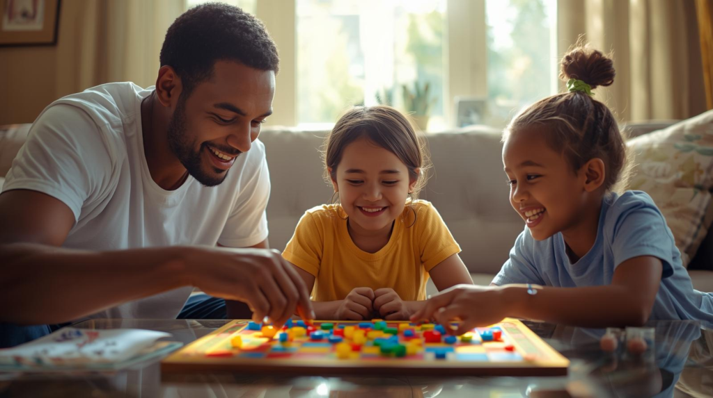 board games, family time, green time over screen time, screen time limits, the canary project