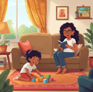 How do I get my child to play independently without my help?
